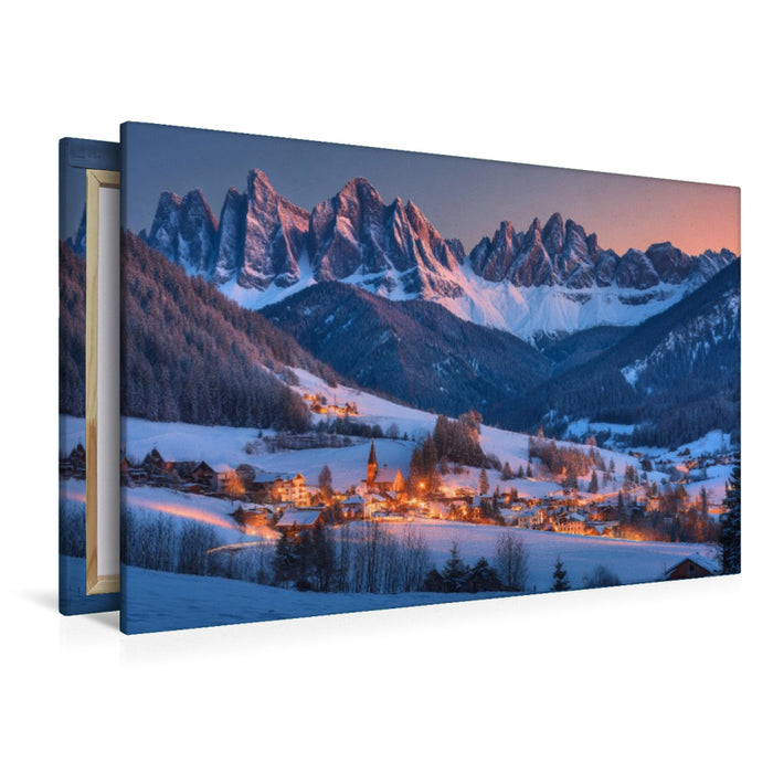 Premium Textil-Leinwand Ein Motiv aus dem Kalender Alpenpanorama