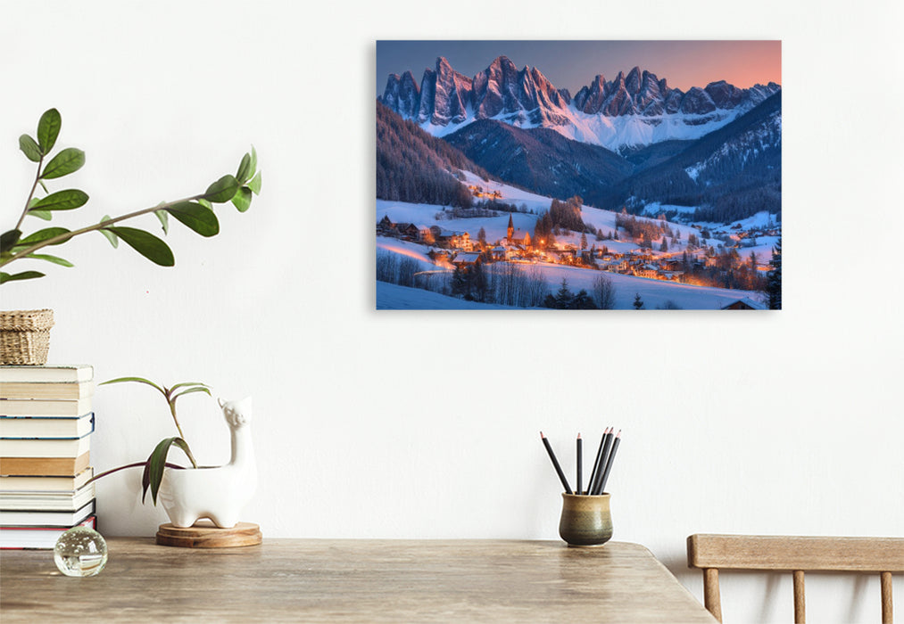 Premium Textil-Leinwand Ein Motiv aus dem Kalender Alpenpanorama