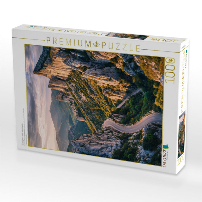Ein Weg führt durch Zeit und Weite - CALVENDO Foto-Puzzle'