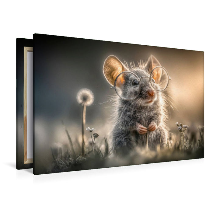 Premium Textil-Leinwand Eine Maus