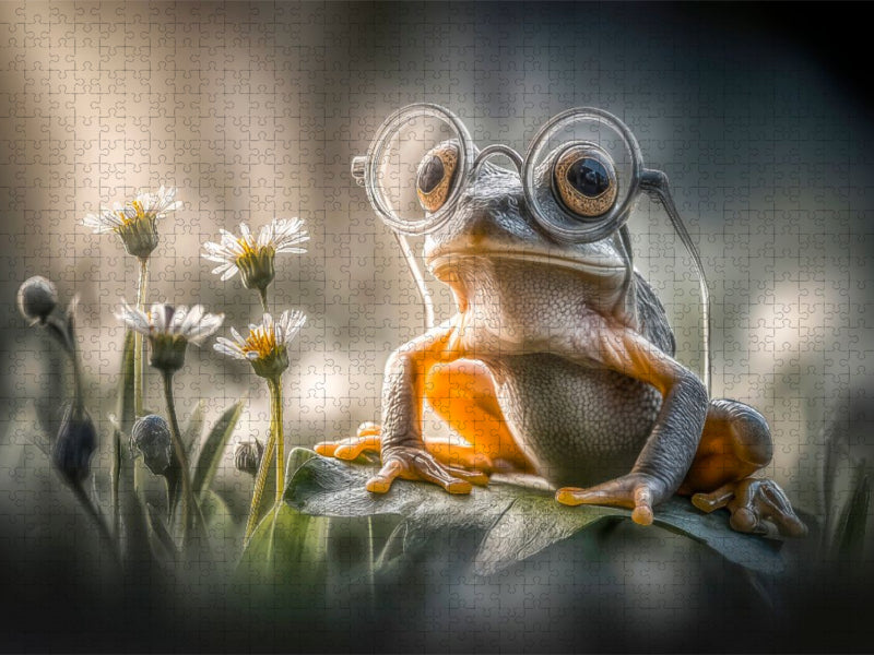 Ein Frosch - CALVENDO Foto-Puzzle'