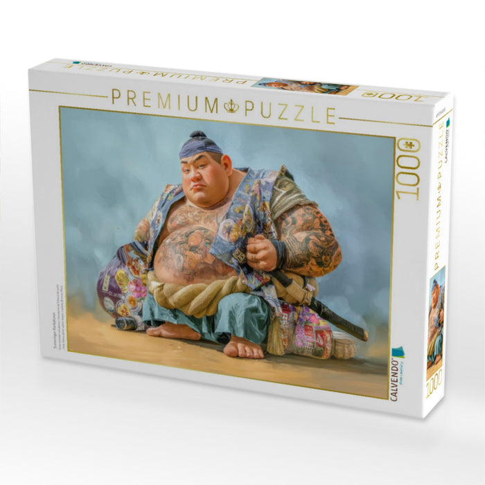 Sumoringer Karikaturen - CALVENDO Foto-Puzzle'