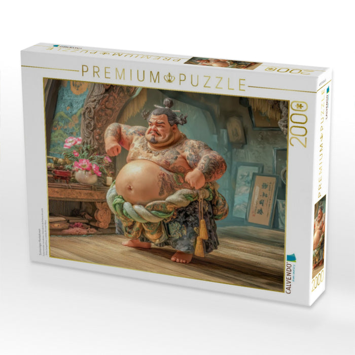 Sumoringer Karikaturen - CALVENDO Foto-Puzzle'