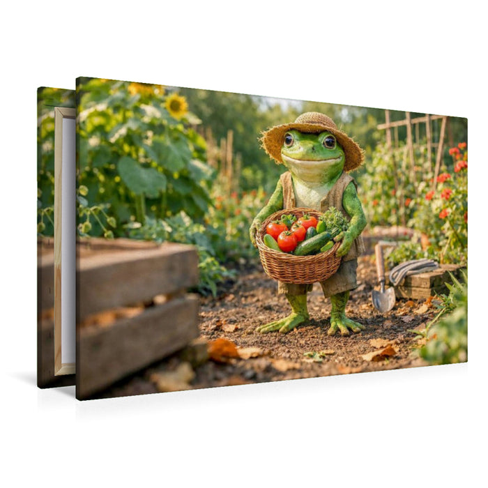 Premium Textil-Leinwand Erntezeit