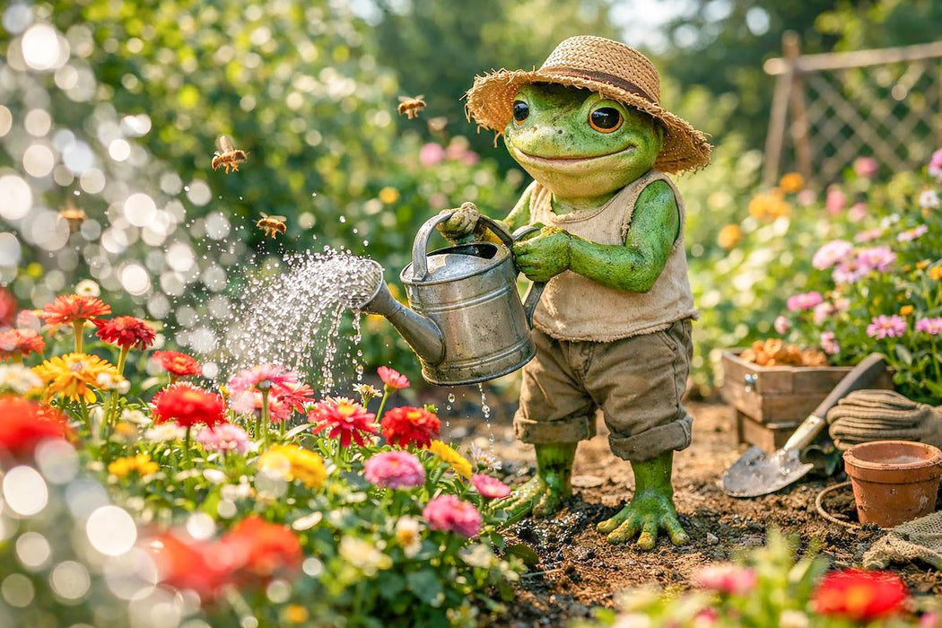 Premium Textil-Leinwand Frühling