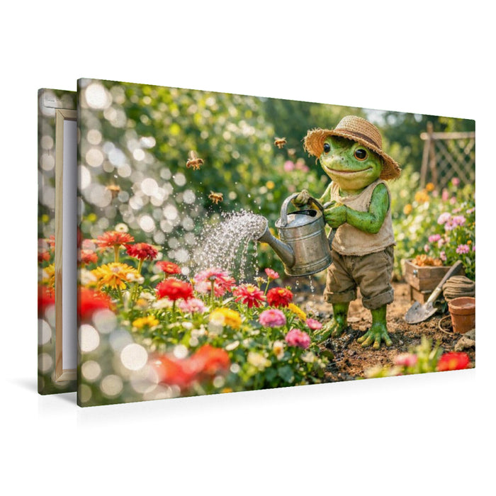 Premium Textil-Leinwand Frühling