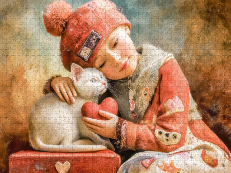Herzpoesie - CALVENDO Foto-Puzzle'
