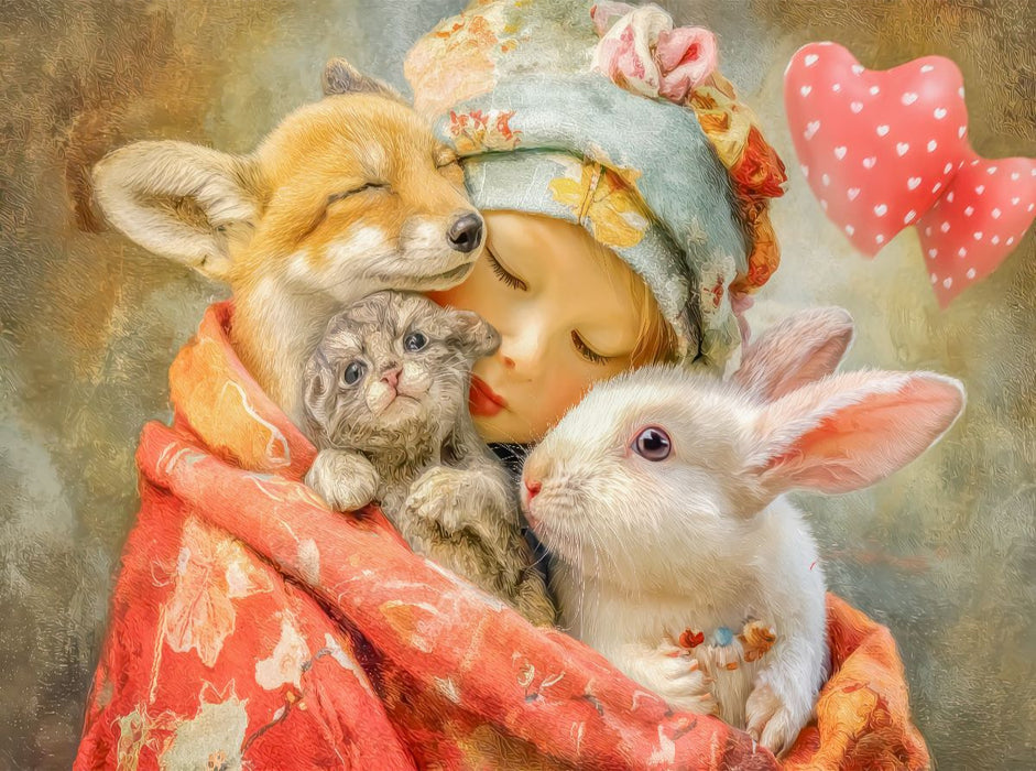 Herzpoesie - CALVENDO Foto-Puzzle'