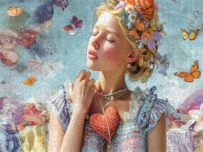 Herzpoesie - CALVENDO Foto-Puzzle'