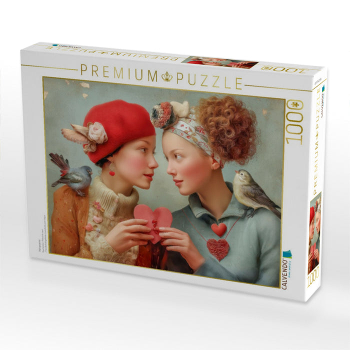 Herzpoesie - CALVENDO Foto-Puzzle'