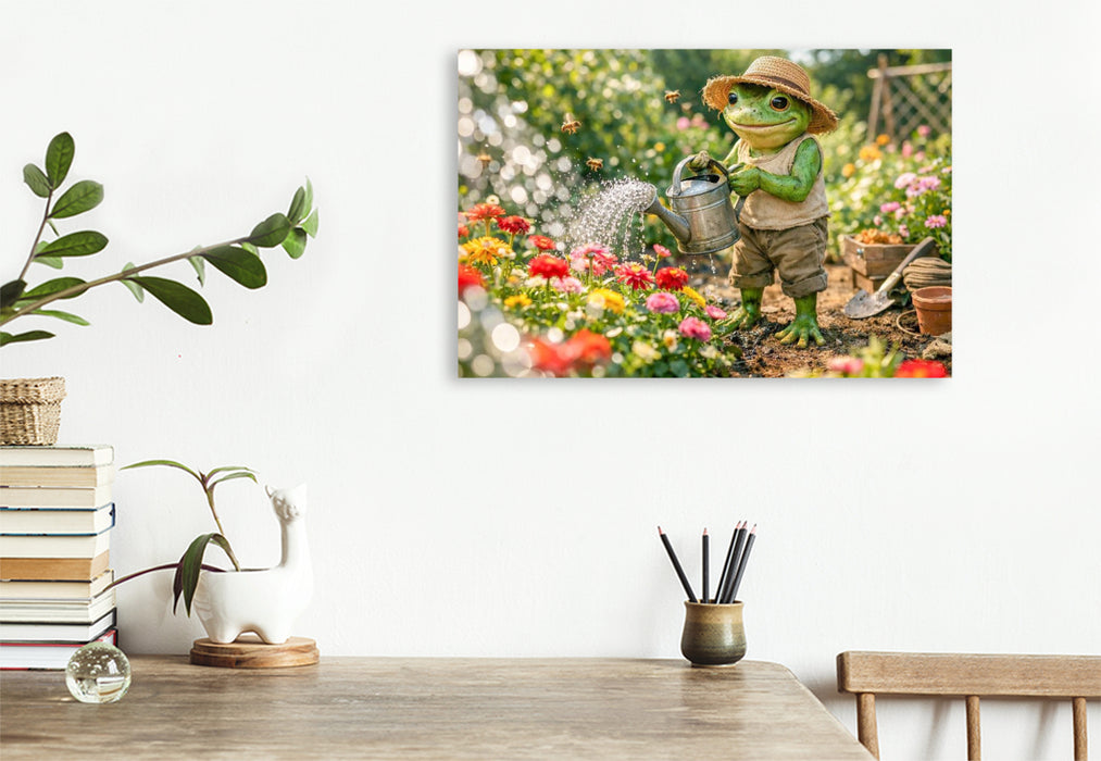 Premium Textil-Leinwand Frühling