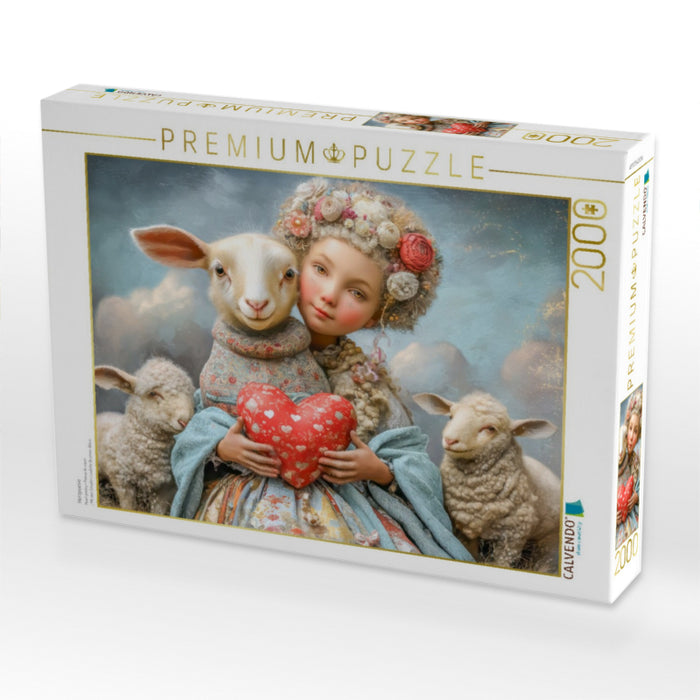 Herzpoesie - CALVENDO Foto-Puzzle'