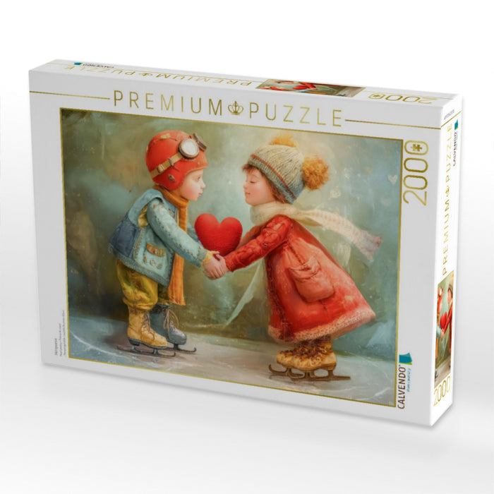 Herzpoesie - CALVENDO Foto-Puzzle'