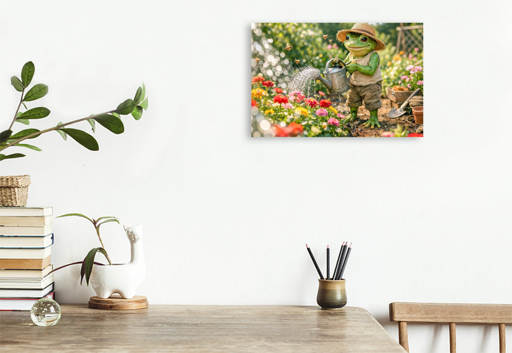 Premium Textil-Leinwand Frühling