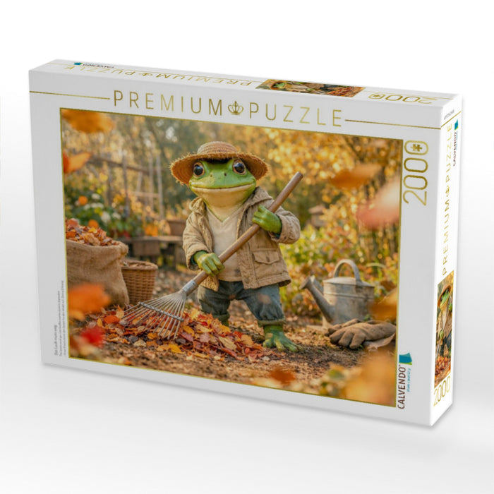 Das Laub muss weg - CALVENDO Foto-Puzzle'