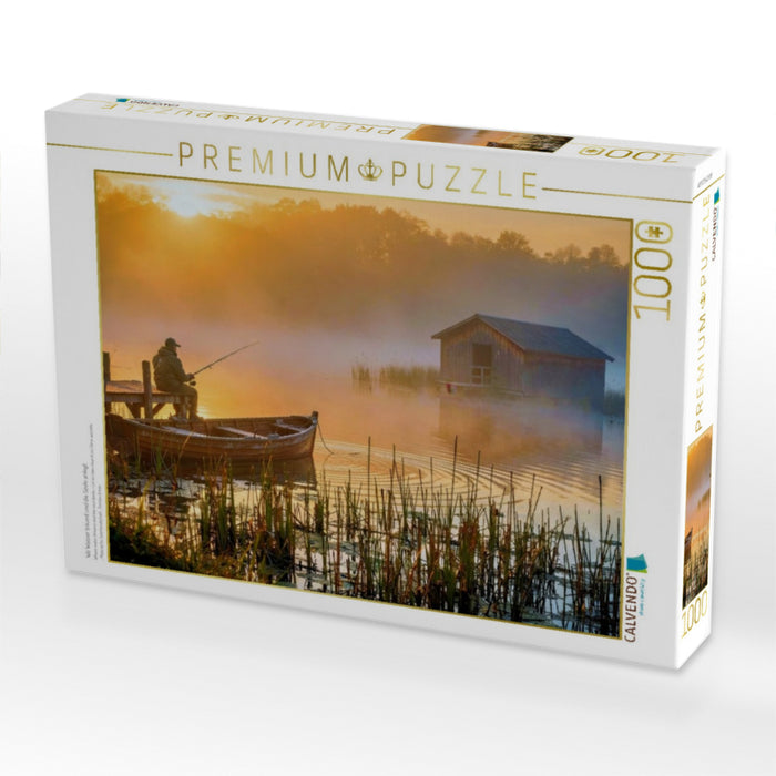 Wo Wasser träumt und die Seele anlegt. - CALVENDO Foto-Puzzle'