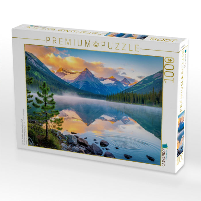 Ein See, der mehr spiegelt als Landschaft. - CALVENDO Foto-Puzzle'