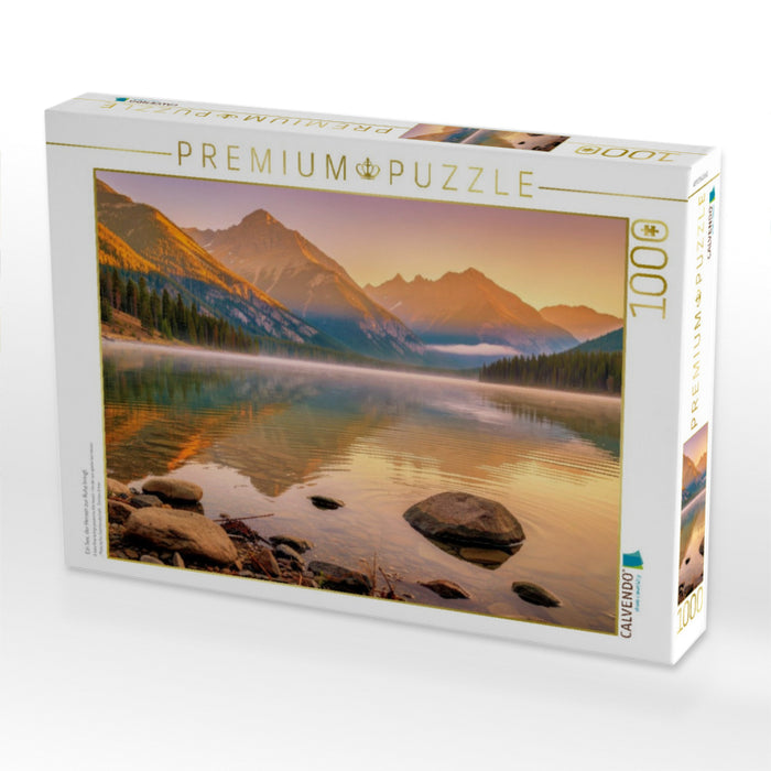 Ein See, der Herzen zur Ruhe bringt. - CALVENDO Foto-Puzzle'