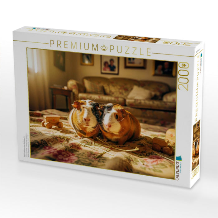 Meerschweinchen Nostalgisch. - CALVENDO Foto-Puzzle'
