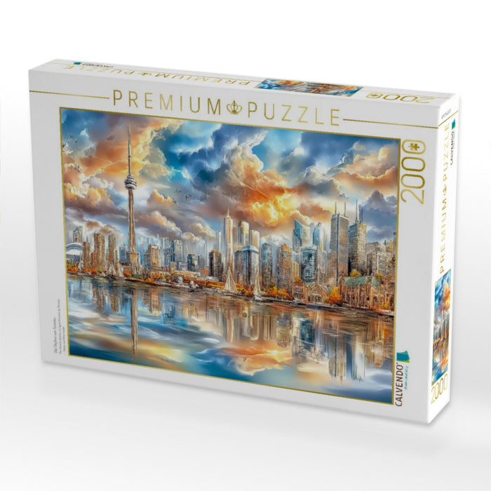 Die Skyline von Toronto - CALVENDO Foto-Puzzle'