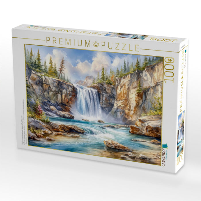 Virginia Falls im Nahanni National Park Reserve - CALVENDO Foto-Puzzle'