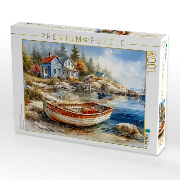Küstenszene in Nova Scotia - CALVENDO Foto-Puzzle'