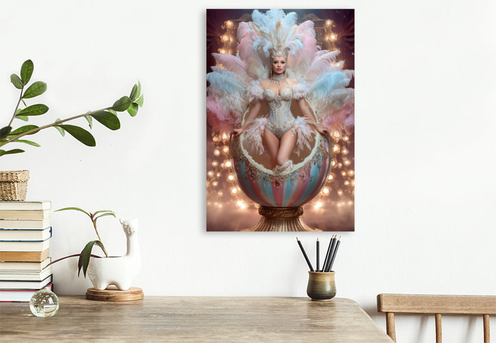 Premium Textil-Leinwand Ein Motiv aus dem Kalender The Art of Burlesque