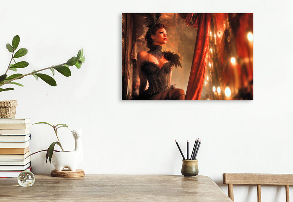 Premium Textil-Leinwand Wenn nur noch Stil bleibt