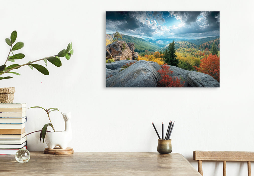 Premium Textil-Leinwand Harz