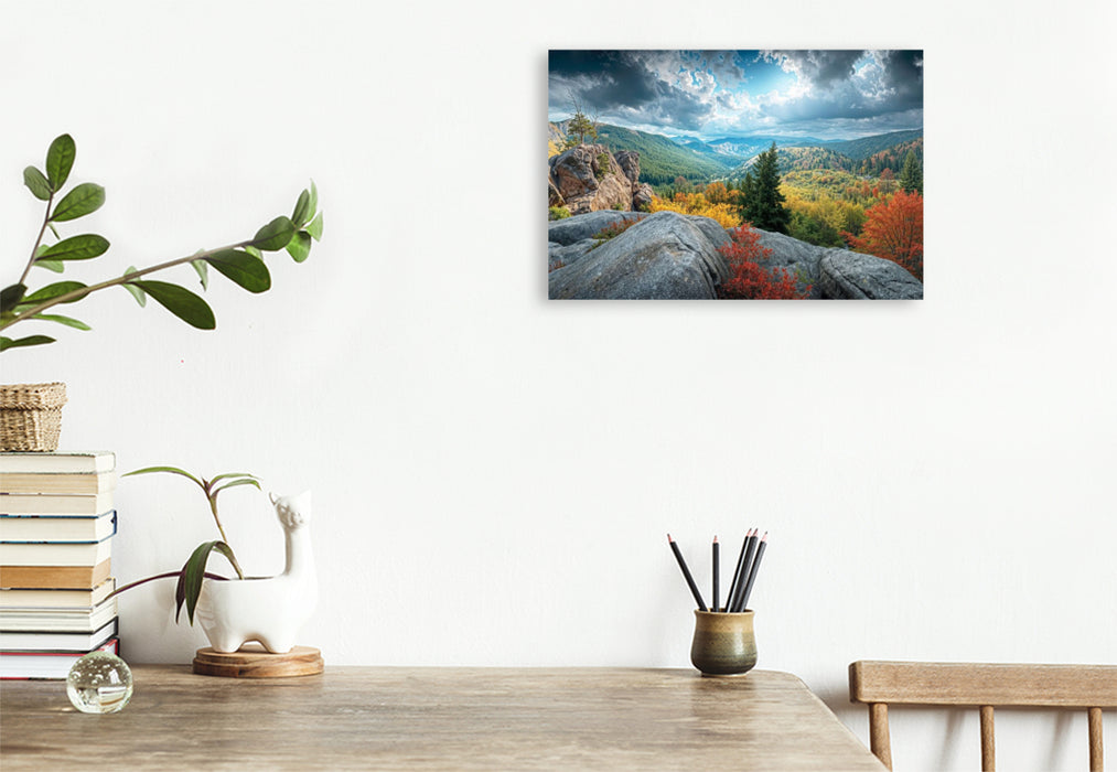 Premium Textil-Leinwand Harz