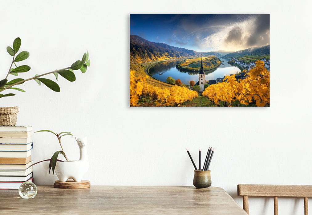 Premium Textil-Leinwand Mosel