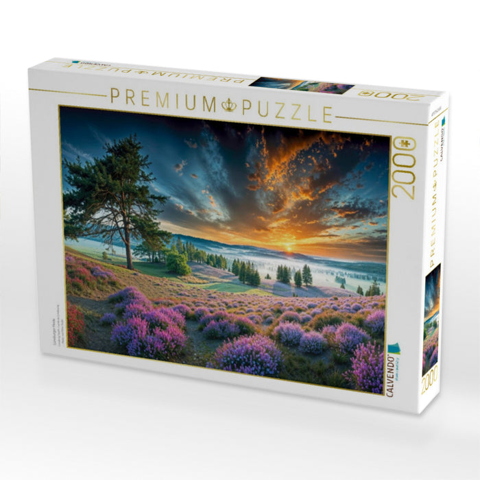Lüneburger Heide - CALVENDO Foto-Puzzle'