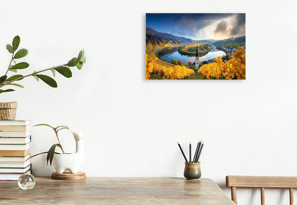 Premium Textil-Leinwand Mosel