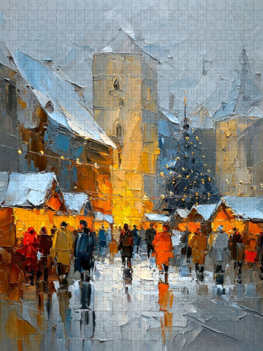 Deutschland - idyllischer Weihnachtsmarkt - CALVENDO Foto-Puzzle'