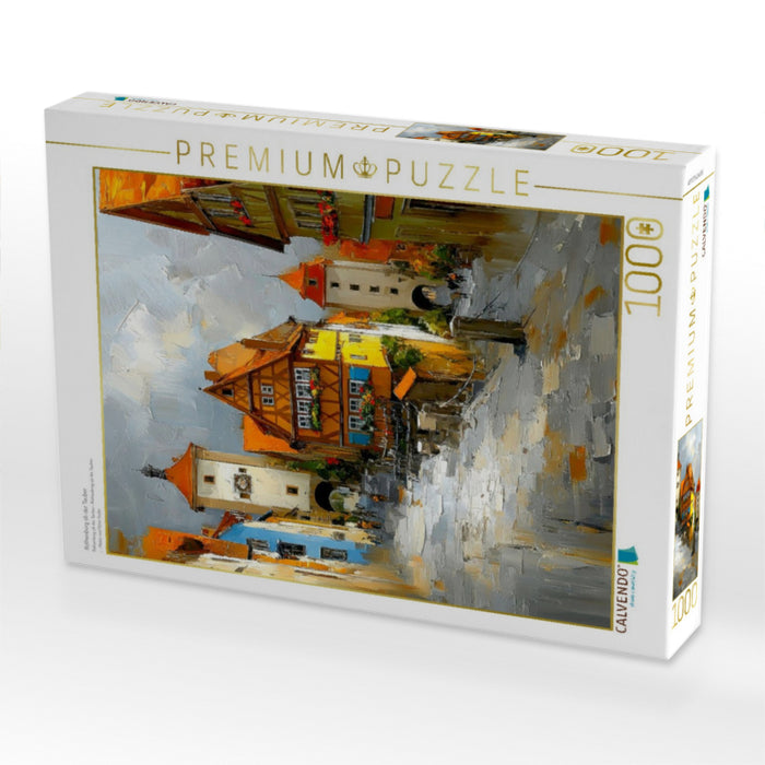 Rothenburg ob der Tauber - CALVENDO Foto-Puzzle'