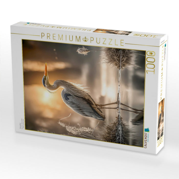 Graureiher - CALVENDO Foto-Puzzle'
