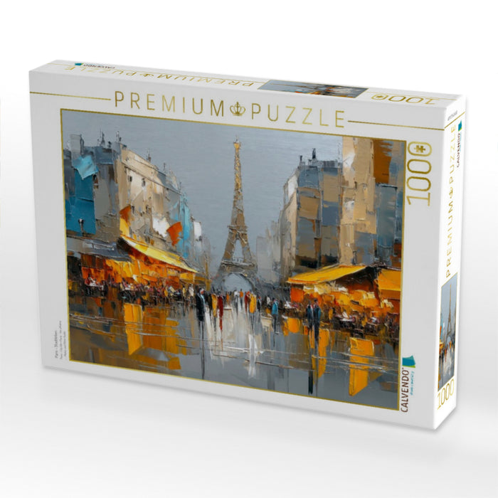 Paris - Stadtleben - CALVENDO Foto-Puzzle'