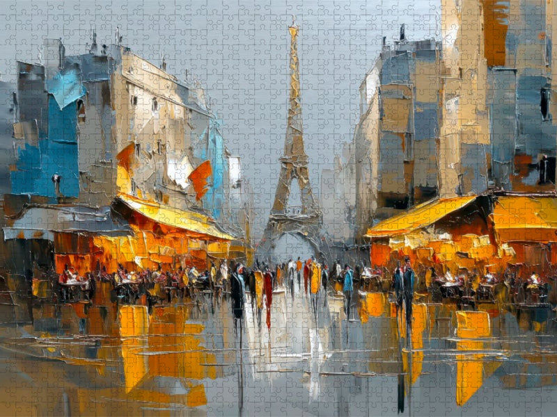 Paris - Stadtleben - CALVENDO Foto-Puzzle'