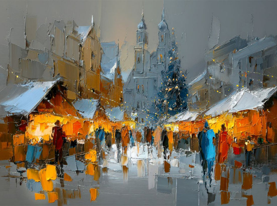 Deutschland - malerischer Weihnachtsmarkt - CALVENDO Foto-Puzzle'