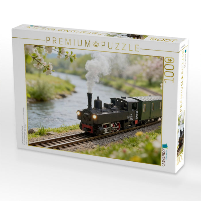 Auf schmaler Spur im Steyrtal - CALVENDO Foto-Puzzle'