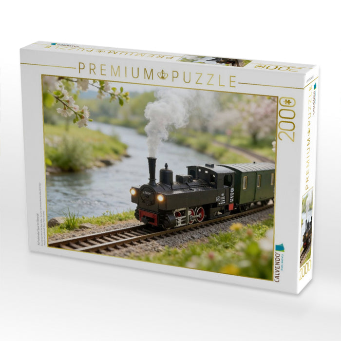 Auf schmaler Spur im Steyrtal - CALVENDO Foto-Puzzle'