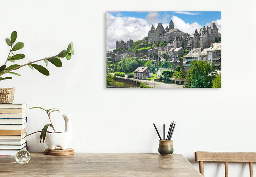 Premium Textil-Leinwand Uzerche