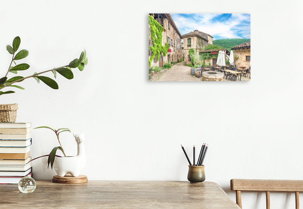 Premium Textil-Leinwand Ein Motiv aus dem Kalender Gascogne, ein Stück Paradies