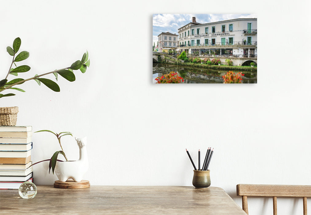 Premium Textil-Leinwand Brantôme