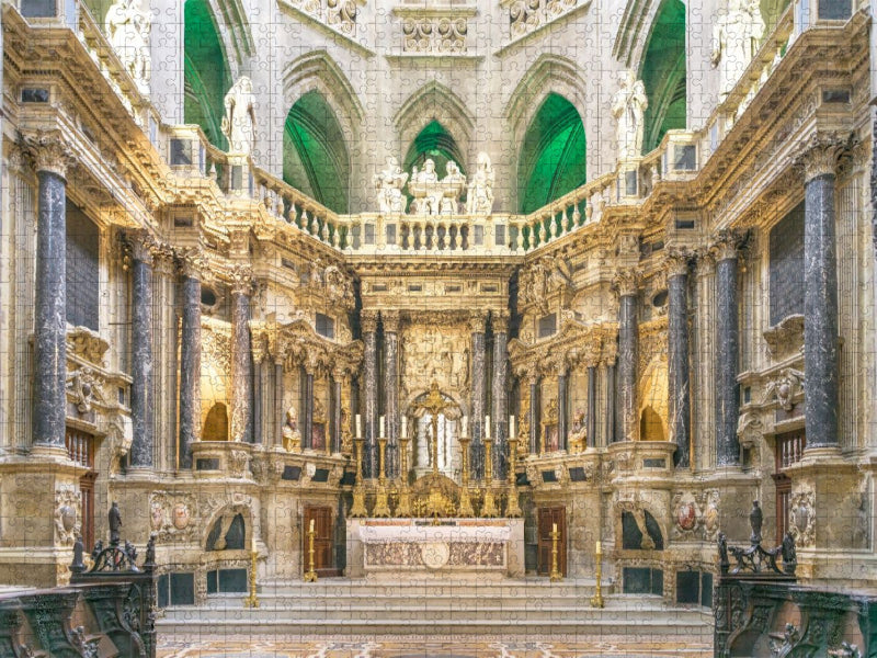 Cathédrale Sainte Marie d´Auch - CALVENDO Foto-Puzzle'