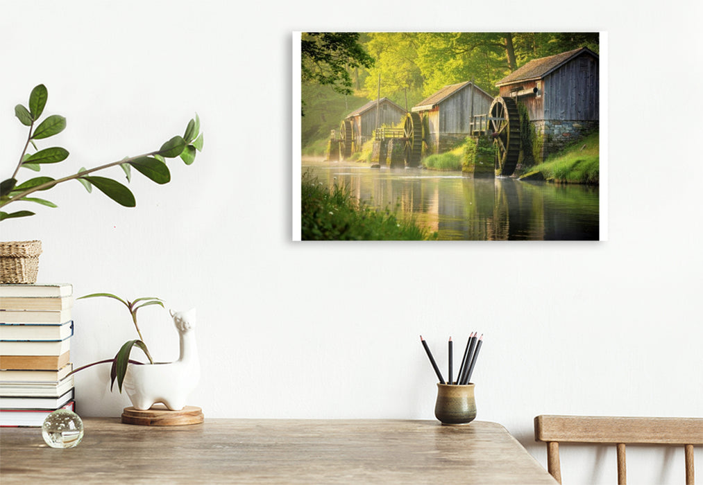 Premium Textil-Leinwand Tradition im Mahlwerk.