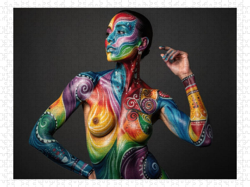 Dein Körper als Kunstwerk – stilvoll und voller Ausdruck. - CALVENDO Foto-Puzzle'