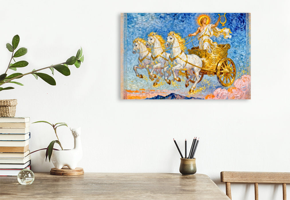 Premium Textil-Leinwand Götter des Olymps – Epische Mythologie