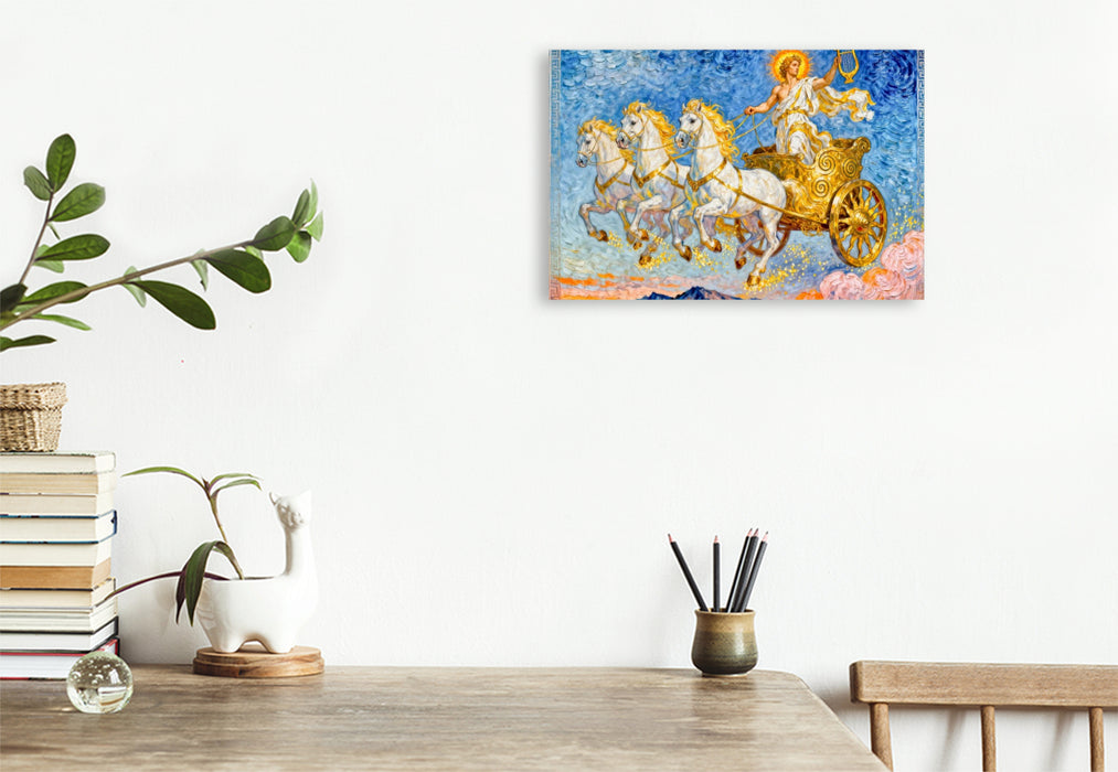 Premium Textil-Leinwand Götter des Olymps – Epische Mythologie