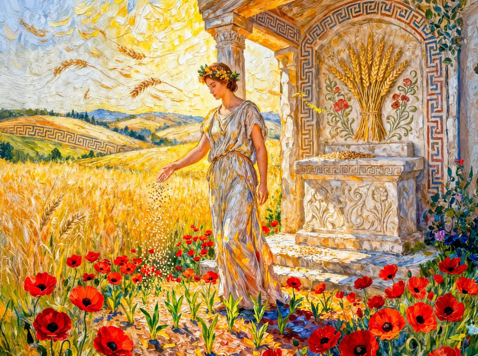 Demeter - Göttin der Ernte - CALVENDO Foto-Puzzle'